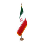 پرچم تشریفات ایران دو رو لمینت